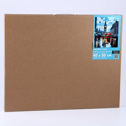 Картина по номерам на холсте с подрамником «Дождливая улица» 40×50 см