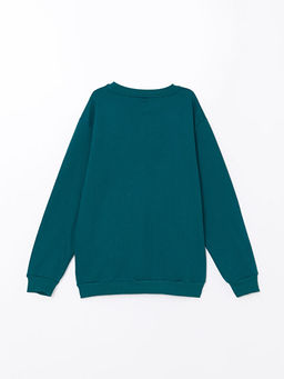 Bisiklet Yaka Erkek ?ocuk Sweatshirt