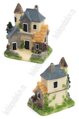 Фигурка миниатюрная Домик 6*4,2*7,2 см (1 шт) SF-8049, №3