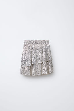 SEQUIN MINI SKIRT - Zara фото 2