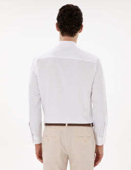 Beyaz Regular Fit Uzun Kollu G_mlek - Pierre cardin фото 5