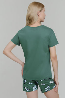 Арт. 9160 Пижама с шортами 42-50  (5 шт) Цвет:хаки