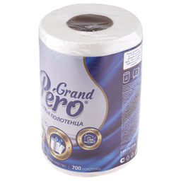 Полотенце бумажное 2-х слойное GrandPero (TODO) 1 рулон, 70м, белый (Россия) - Домашняя мода фото 4