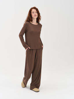 Штаны домашние "Шоколад" женские