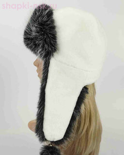 Норд кролик/чернобурка Ушанка женская (56-58)
