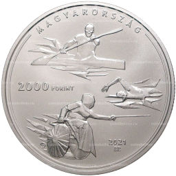 2000 форинтов 2021 года Венгрия  Олимпийские и Паралимпийские игры в Токио