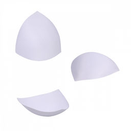 Чашечки-вкладыши треугольные р.34 A (XS) без пуш-ап TBY-98 белый 01 уп.1 пара