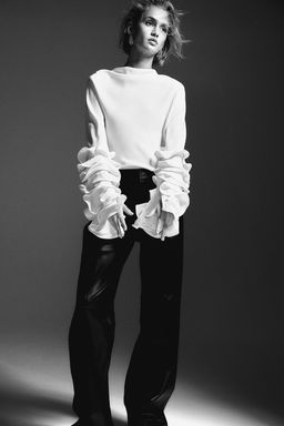 Pantalon de piel recto - H&m фото 2