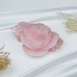 Цветок из Розового кварца - Радуга самоцветов фото 3