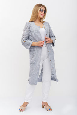 Кардиган 1-660/светло-серый - Злата Стиль фото 8