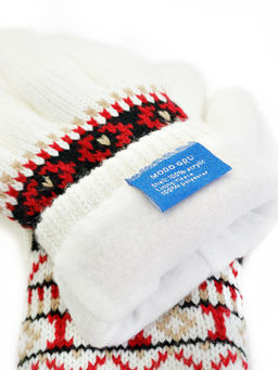 Перчатки Китай W46-GG white/red - Modo gru фото 7