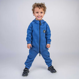 Комбинезон с карманами Деним утепленный - Bungly фото 2