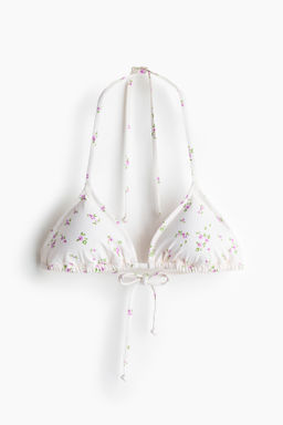 Top de bikini triangular con relleno - H&m фото 16