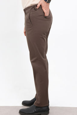 Kahverengi Erkek Dokulu Kumas Pantolon TMNAW26PL00029 - Trendyolmilla фото 3