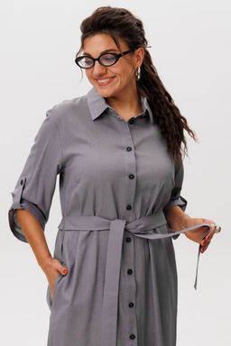 Платье ANELLI 1579 графитовый шепот