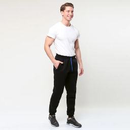 RODOS Брюки М-224 Чёрный/Васильковый