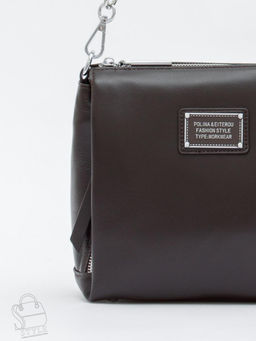 Сумка женская кожаная 0841CH coffee Polina&Eiterou  в Новосибирске