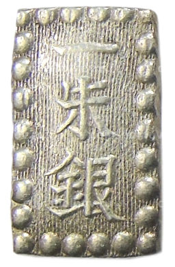 Монета 1 шу 1854-1868 года Япония