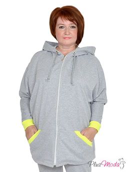 Толстовка Модель №947 размеры 44-84 - Plusmoda фото 2