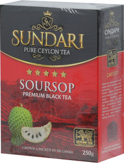 Sundari. Soursop (черный) 250 гр. карт.пачка