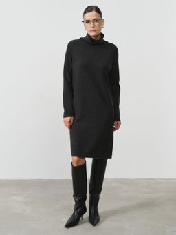 Платье из кашемира 13116 графит