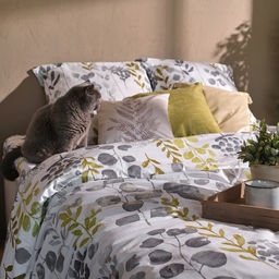 Постельное бельё Этель дуэт Flora and spring, 143х215 см-2 шт, 220х240 см, 70х70 см 2 шт  фото 9