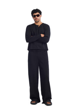 PANTAL?N JOGGER RELAXED FIT / Negro