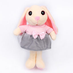 Мягкая игрушка Зайка в платье