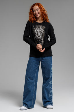 8513 Футболка с длинным рукавом женская