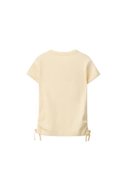 CAMISETA CON MODAL CUT OUT LAZOS / Amarillo - Zara фото 7