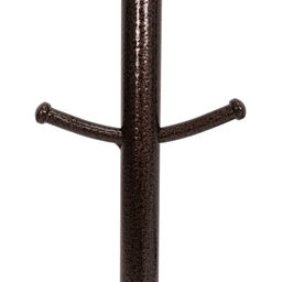 Вешалка-стойка металл. "Корона" 63х182см (10 рожков, антик/коричневый)