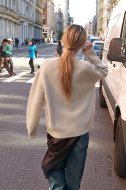 PLAIN KNIT JUMPER - Zara фото 2