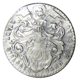 Монета 10 пфеннигов 1920 года Германия Транспортный нотгельд Бреслау