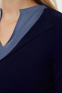 Lacivert Ikili Triko H?rka TWOAW25HI00153