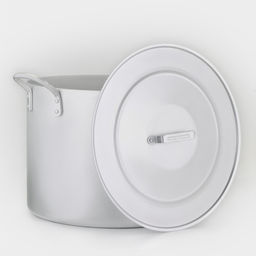 Котел, 50 л, d=44 см, с крышкой, алюминий, серебристая