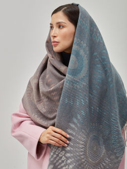 В составе шерсть ! теплый двусторонний палантин - Tantino фото 7