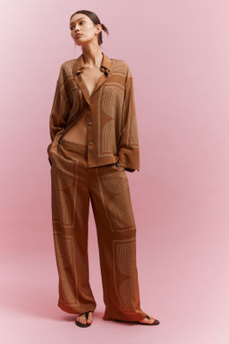 Camisa oversize de sarga - H&m фото 3