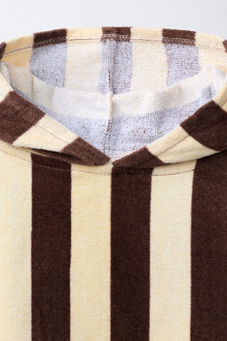 PONCHO TOALLA RAYAS / Marr?n - Zara фото 7