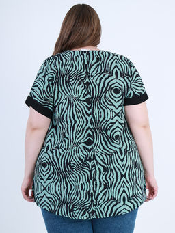 Блузка женская летняя больших размеров - Almond фото 4