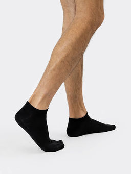 Цена за 5 пар! Короткие носки мужские в черном цвете - Mark formelle фото 2