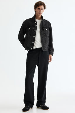 Pantal?n en mezcla de lino Relaxed Fit - H&m фото 7