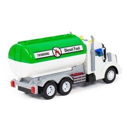Профи, автомобиль с цистерной инерционный ( со светом и звуком) (зелёный) (в коробке) - Полесье фото 10