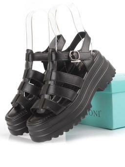 08-PEY337-2 BLACK Босоножки женские - Фабричный китай фото 15