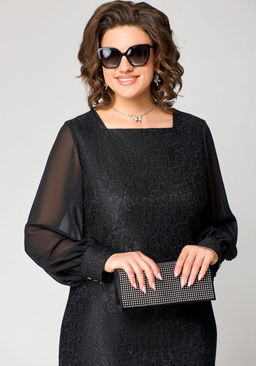 Платье EVA GRANT 7284А-Р черный