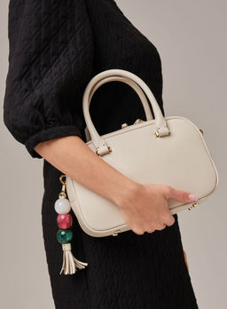 Кожаная сумка Hawaii DBR 31216 светлый крем фото 8