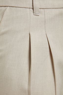 Vizon Wide Leg/Genis Paca Pilili Dokuma Pantolon TWOAW22PL0475