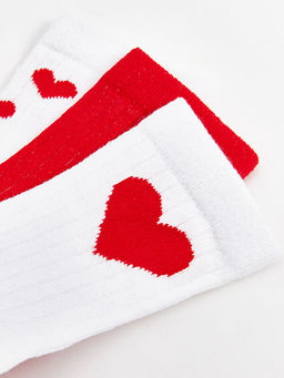 Desenli K?z ?ocuk Soket ?orap 3l? - Waikiki фото 3