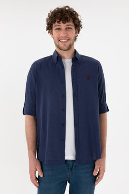 Erkek Lacivert Uzun Kollu Basic G_mlek Sepette S_rpriz _ndirim