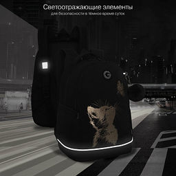 RG-663-3 Рюкзак школьный с обвесом - Grizzly фото 14