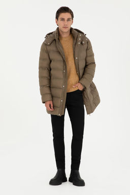 Мужское пальто цвета хаки - U.s. polo assn фото 4